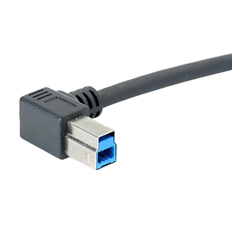 USB3.0 B Male To USB3.0 Female Printer Extension Cable Screw Mount Panel for Industrial Printer Hard Drive Enclosure