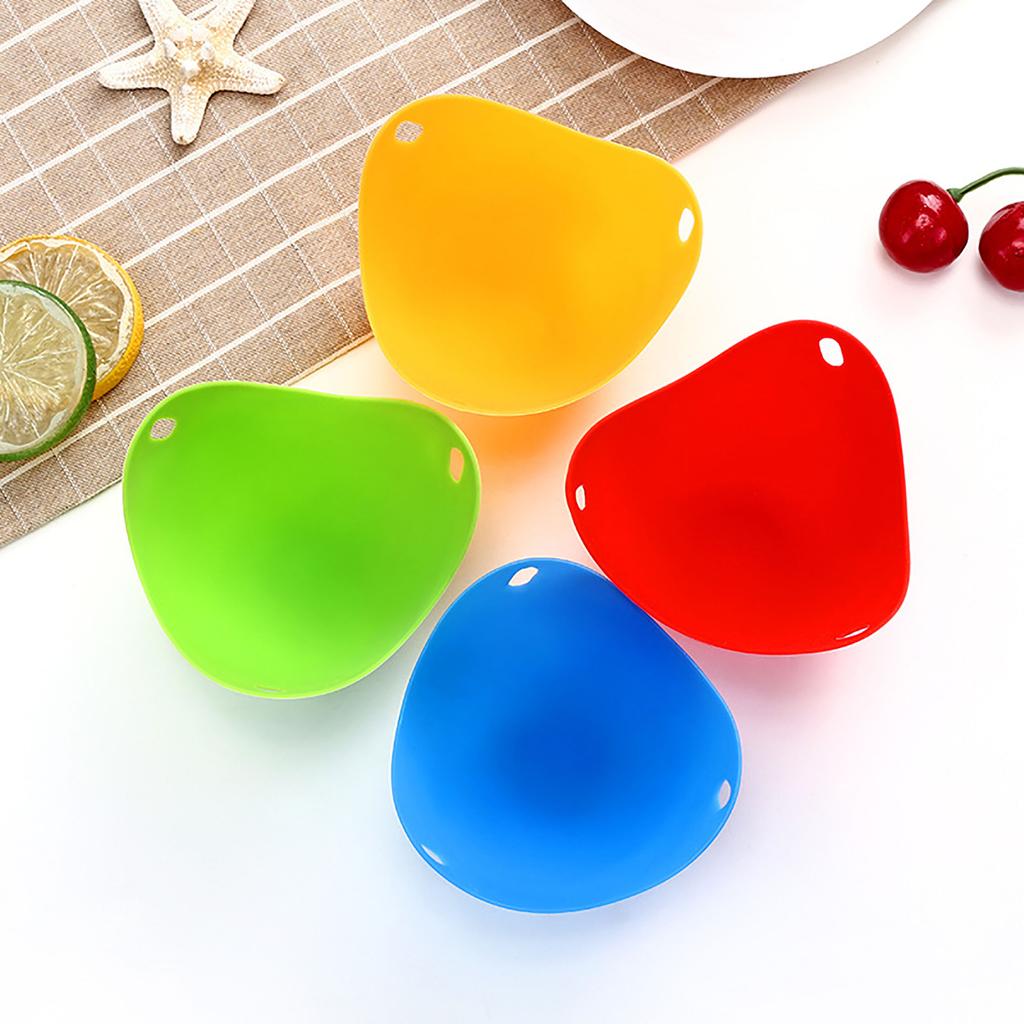 1/4pcs Silicone Egg Poacher Cups Egg Boiler Mold Cup for Microwave Air Fryer Stovetop Eggs Cooking
