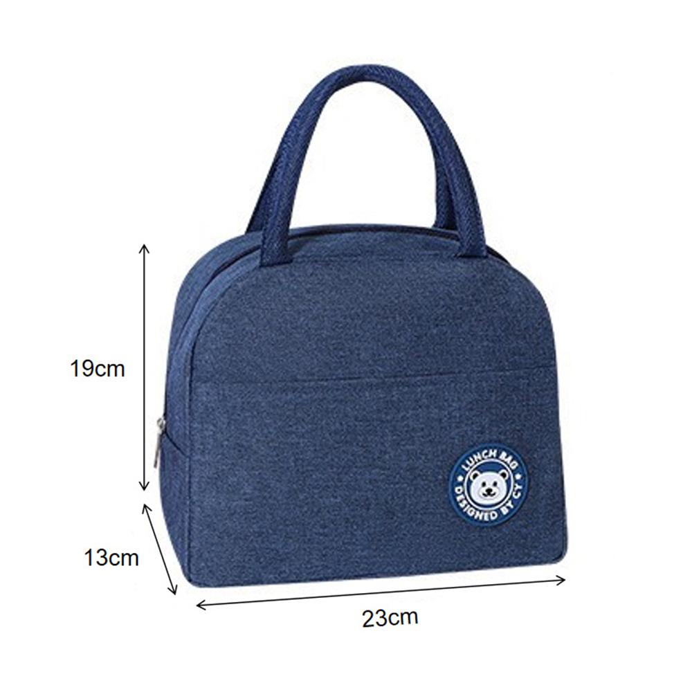 Изолированная сумка для ланча, многоразовая сумка-тоут для ланча для работы, пикника или путешествий, водонепроницаемая