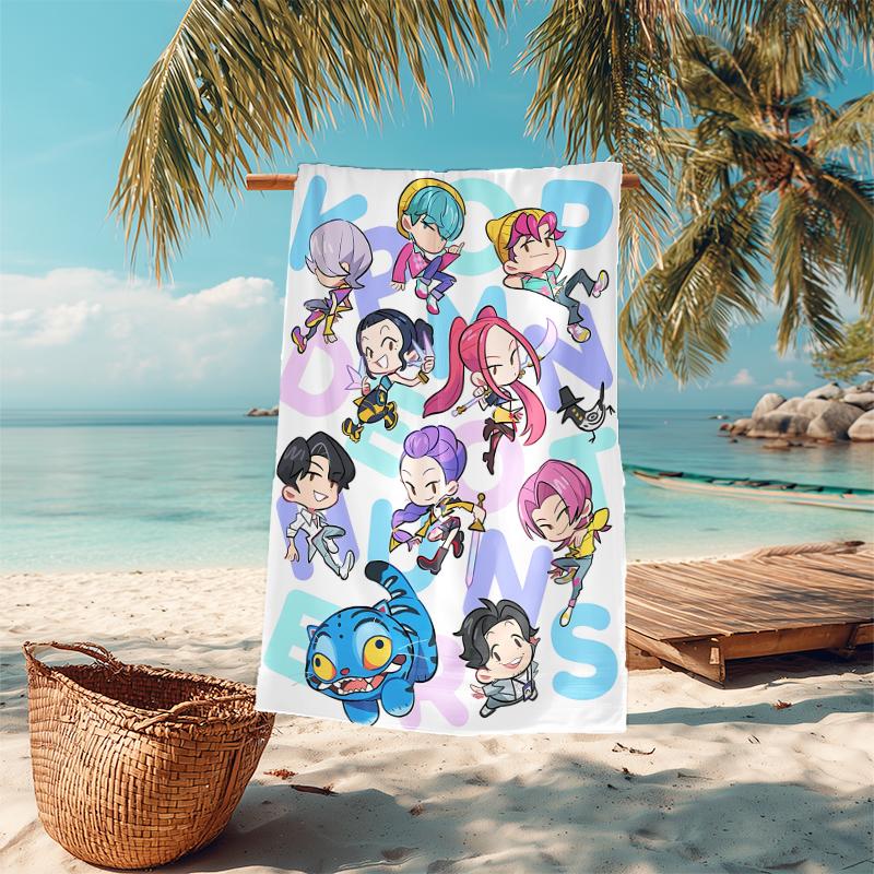 1Pc Cat Friends Phone Beach Towel Microfiber Beach Towel Thin Absorbent For Beach Swimming Yoga Bath Sports 0917192