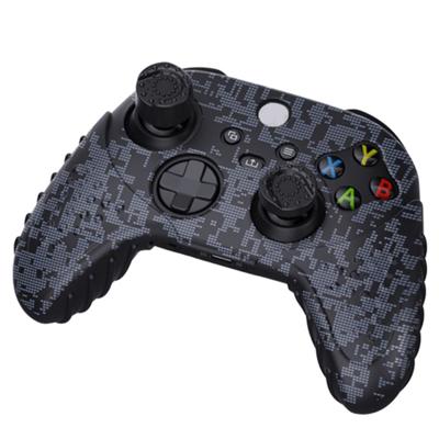 Подходит для Xbox Seriesx/S контроллер силиконовый чехол беспроводной геймпад контроллер нескользящий защитный чехол с качающейся крышкой