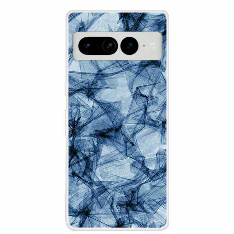 For Google Pixel 7 Pro Cases Pixel7 5G Clear Marble Soft TPU Silicone Back Covers for Google Pixel 7 5G Cases 6A 7Pro Phone Bags