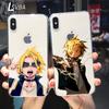 Denki Kaminari My Hero аниме силиконовый чехол для Apple Iphone 12 Mini 11 Pro XS MAX X XR 6 7 8 Plus 6S 5 5S SE чехол для телефона
