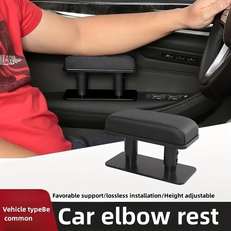 Накладка на подлокотник автомобиля, Поддержка левого локтя, Универсальная кожаная подкладка-усилитель, Центральный бокс-подлокотник, Регулируемый подлокотник