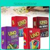 No Flip Uno Mercy Card Board Game Toy Family Party Prop Kids Gifts Iron Box