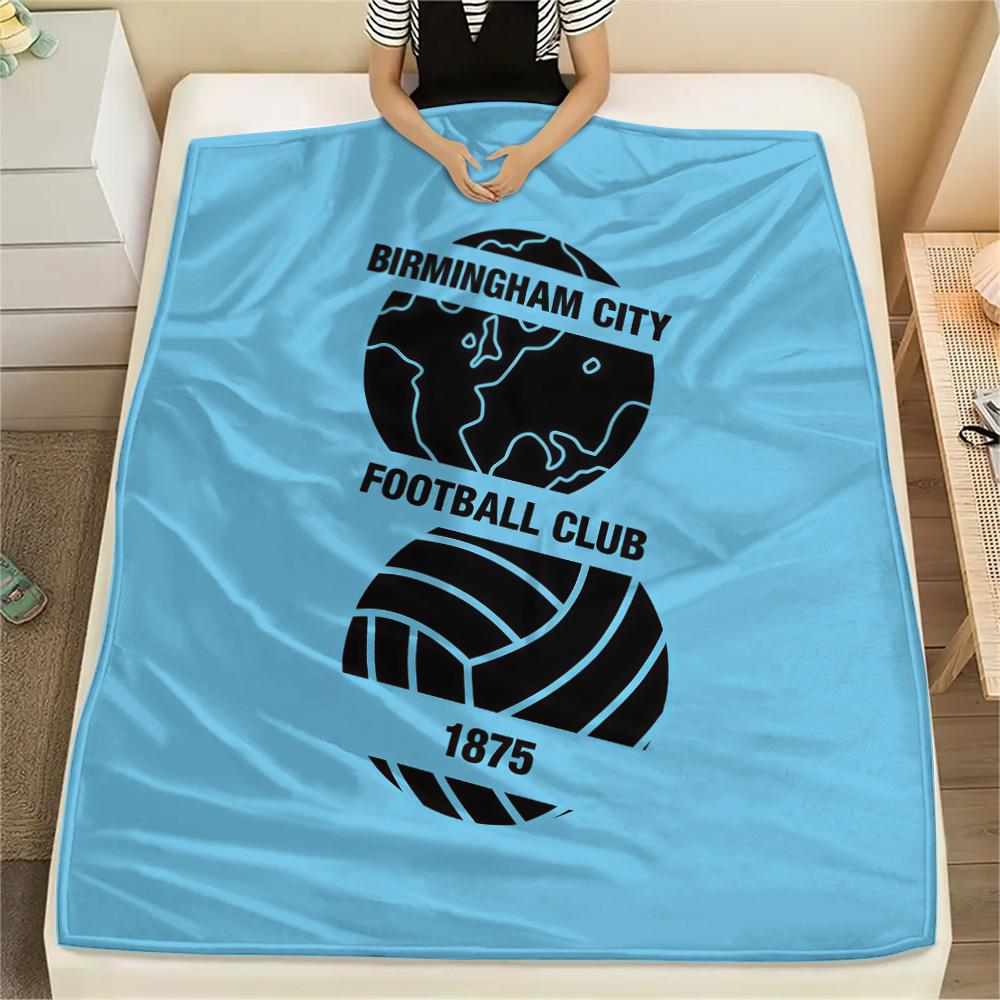 Birmingham City Flannel Blanket, High quality Comfortable for All Seasons, Home Decor, Warmth and Comfort