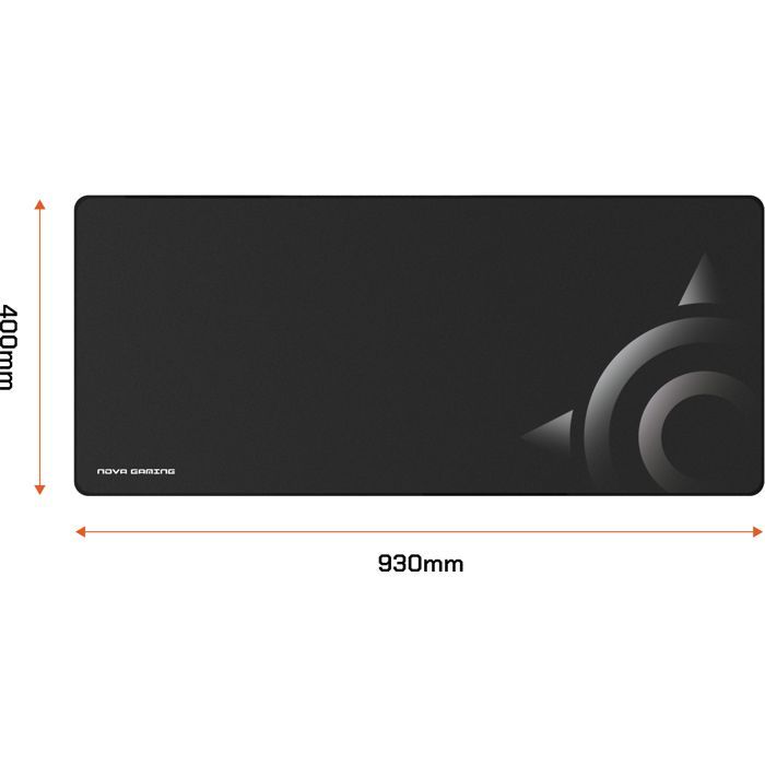 Tapis de souris XL - NOVA GAMING - Apollon - Noir