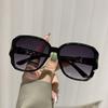 Fashion Square Sunglasses Women Luxury Brand Big Purple Sun Glasses Female Mirror Shades Ladies Feminino