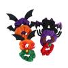Female Hair Ties Antler Bat Christmas Halloween Spider Flannel Scrunchies Elastic Hair Bands Ponytail Holder Women Hair Rope