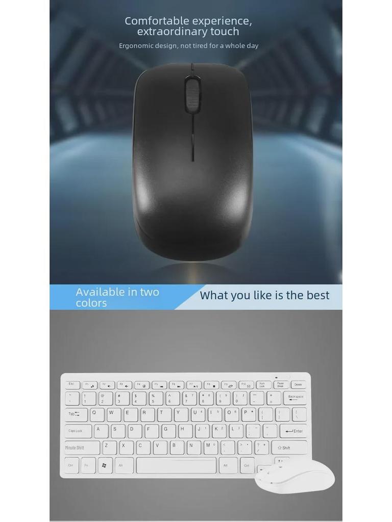 Ultra-Thin K03 2.4G Wireless Keyboard and Mouse Set for Office and Tablet Use