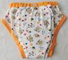 Waterproof Adult Diaper Cover, Incontinence Pants, Elderly Care Diaper, Bedwetting Cover, Training Pants, Orange, Cow Print, ABDL (L)