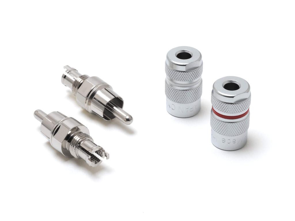 Комплект кабелей OYAIDE NEO Solderless 4 RCA 2 1 recycle R4+ (Кабель 1,5 м, вилки, ключи, палка)