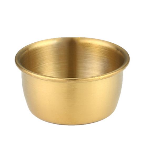 Yousheng Маленькая соусница из нержавеющей стали Рамекин Соусница для макания Мини-креманка для пудинга Чашка для приправ для кухни Ресторана Кемпинга Вечеринки Барбекю Морепродуктов