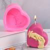Hand In Hand with Ring Heart Mould Love Heart Roses Do-it-yourself Valentine's Day Gift for Girlfriends Proposal Gift Cake Mould
