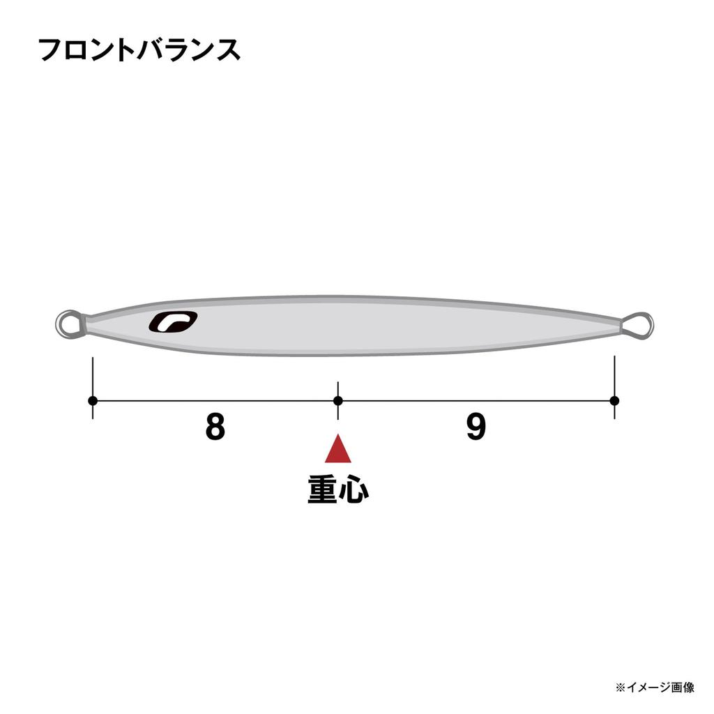 SHIMANO Offshore Jig Ocea Stinger Butterfly Pebble Stick 100g 011 Silver Mirror JT-910N