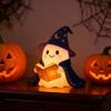 1/2Pcs Enchanting Wizard Ghost Night Light Halloween Reading Book Ghost LED Lamp Home Bedroom Kids Room Decoration Book Lovers Gift