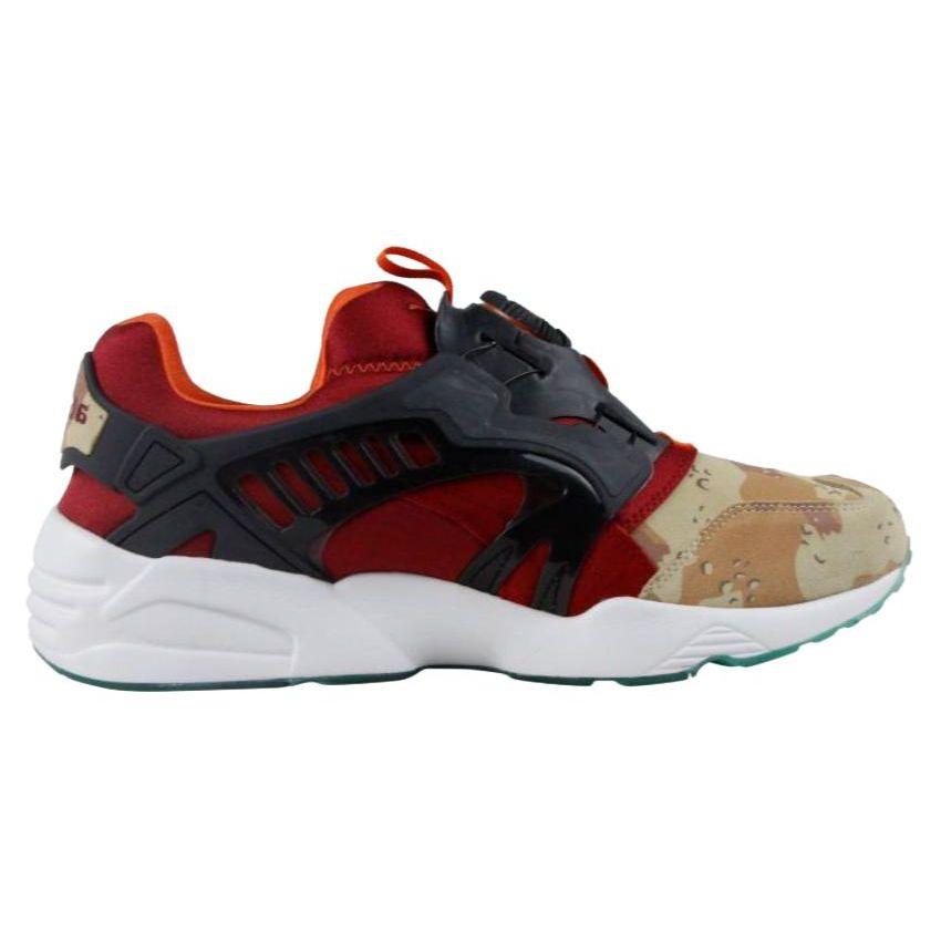 Titolo x Puma Atmos Disc Blaze Desert Dusk Мужские Кроссовки Синий Темно-Синий Красный 363063-01
