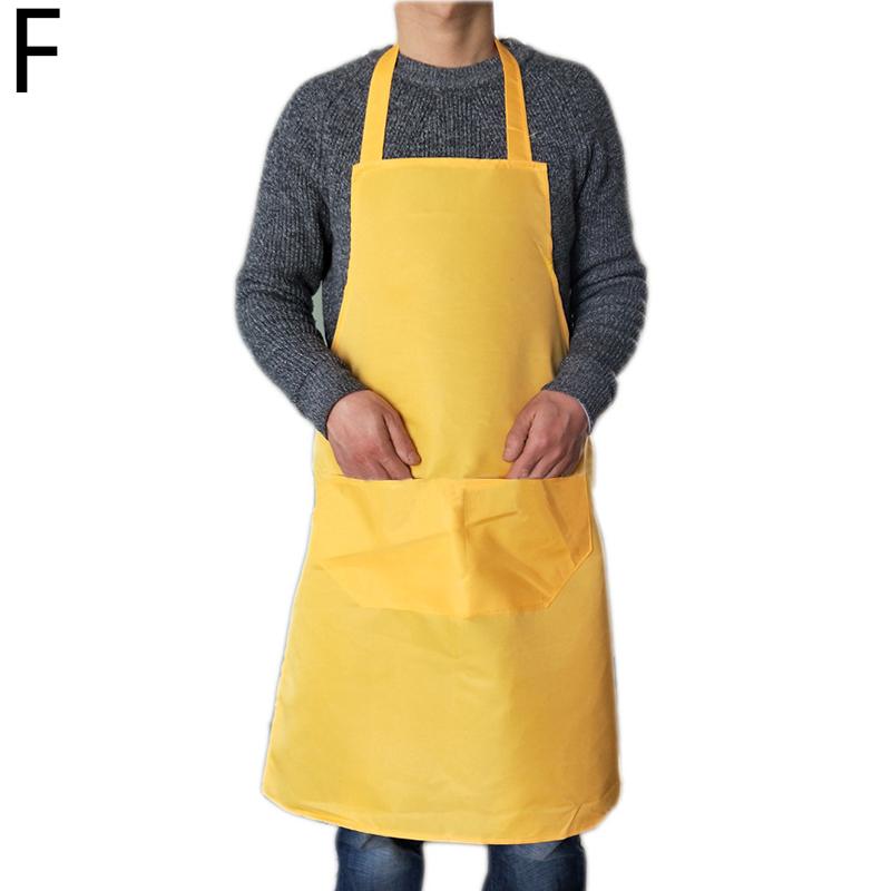 Colorful Cooking Apron In Kitchen Keep The Clothes Clean Sleeveless Convenient Male and Female Chef's Universal Kitchen Apron