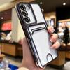 Прозрачный чехол с покрытием для Samsung A55 A35 A25 A15 A54 A34 A14 Чехол для Samsung A53 A13 A33 A23 A52S Держатель для карт Чехол для телефона