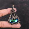 Mystic Fire Labradorite Pendant Copper Wire Wrapped Gemstone Pendant Handmade Jewelry Unique Copper Design Jewelry Wedding Gift Boho Pendant