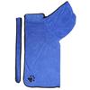 Fiber Pet Water Absorbent Bathrobe Dog Wearable Hooded Drying Bath Towel with BeltXL