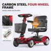 24V 300W Electric Mobility Scooter for Adults – Foldable 4-Wheel Power Scooter, 35KM Range, 190KG Load, Magnetic Brake, 15° Climb