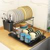 1pc Kitchen Sink Countertop Drainage Dish Rack, Dish Rack, Drainage Basket Rack, Dish Storage Rack, Drainage Chopsticks Rack, Kitchen Storage Shelf