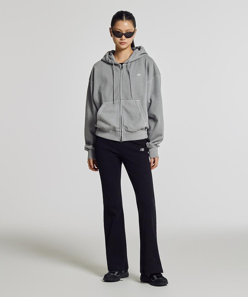 Nyuballanseu Nbmlg2W322 / Женские мягкие свежие брюки bootcut в рубчик (черный)