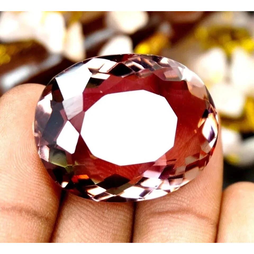 75.50 Ct Natural Alexandrite Oval Color Change VVS Certified Loose Gemstone
