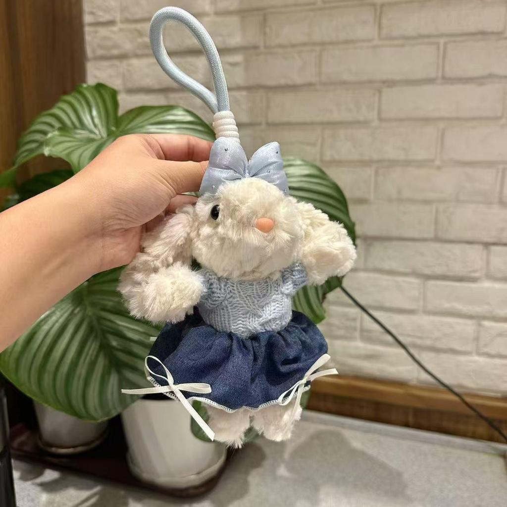 Bonnie Bunny Plush Keychain: Cute Girl Doll Bag Charm & Bestie Birthday Gift
