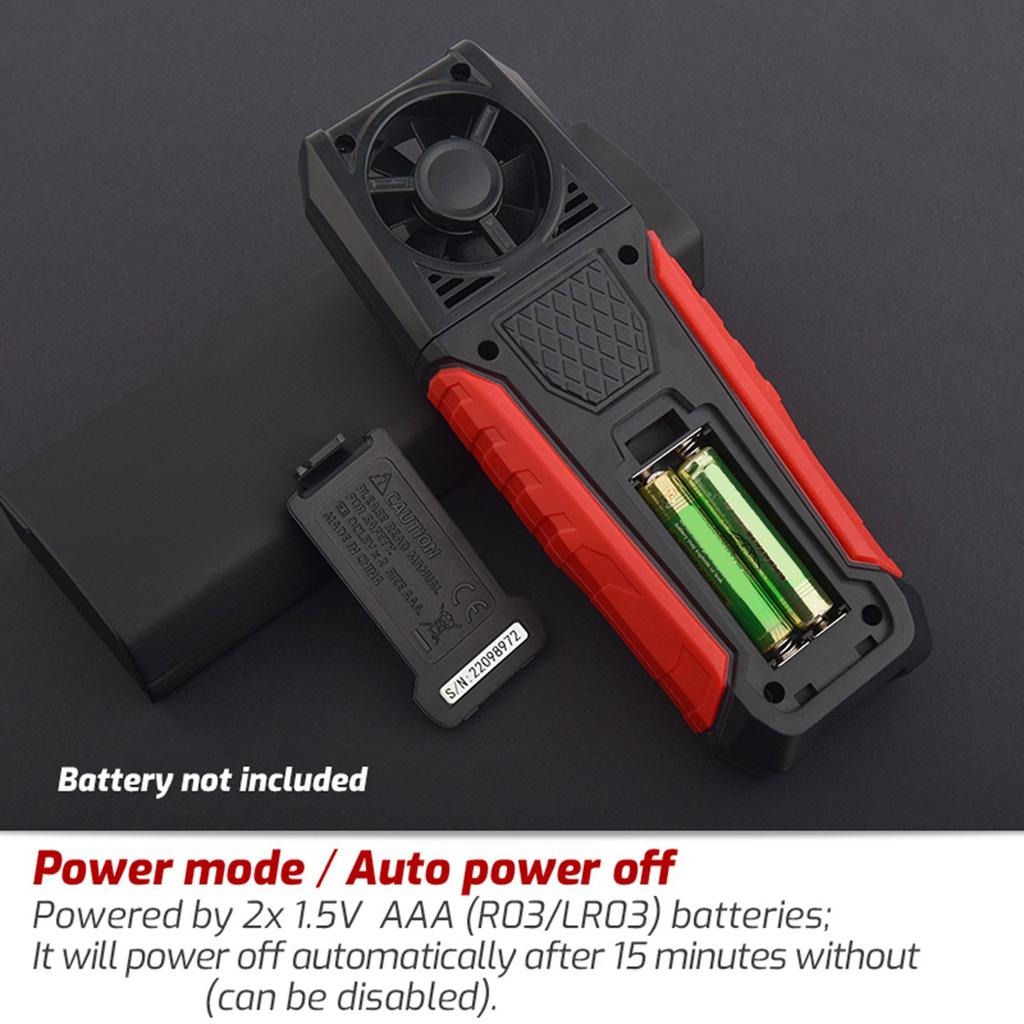 Профессиональный цифровой анемометр измеритель скорости воздуха прецизионный измеритель скорости ветра для измерения скорости ветра и температуры