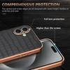 AZNS For iPhone 16 Case Electroplating Crocodile Texture PU+TPU Phone Cover
