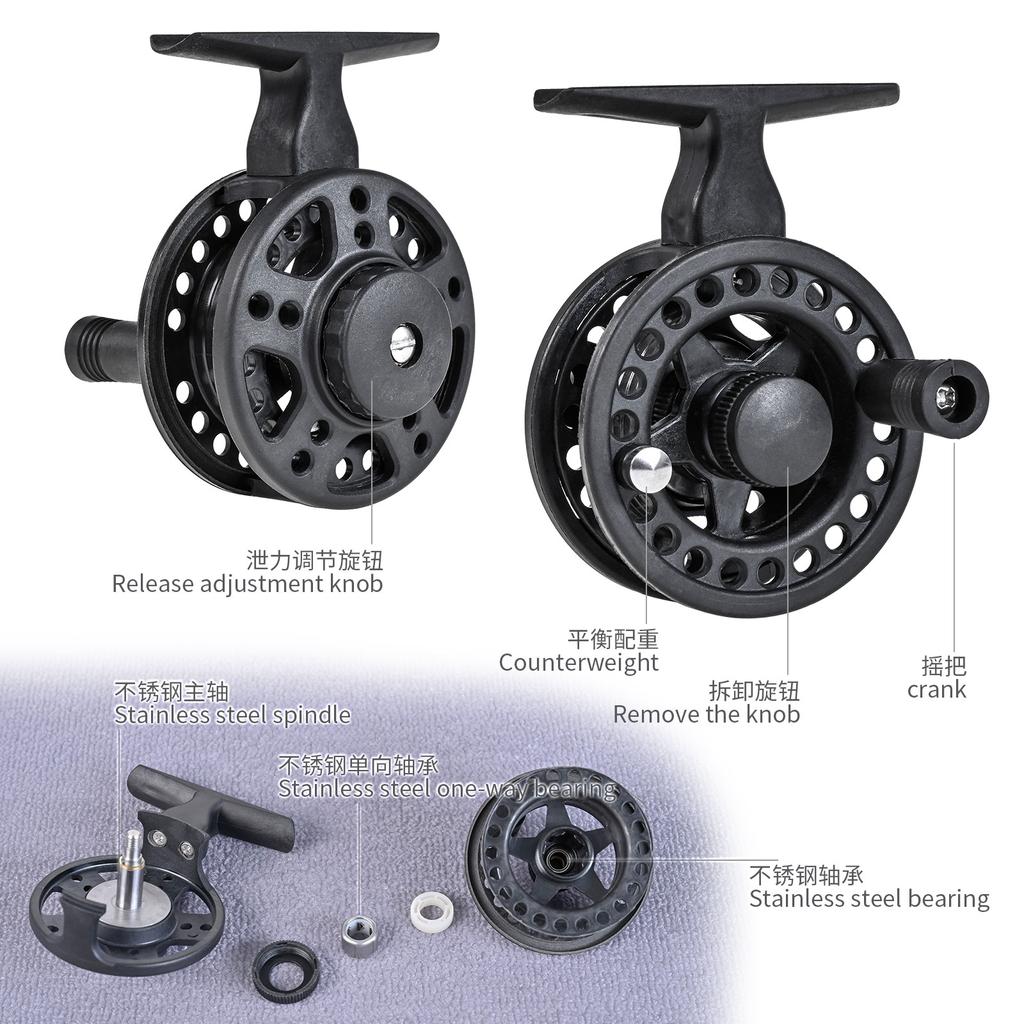 Новая портативная мини-удочка для зимней удочки из углеродного волокна, удочка для речной креветки, удочка для карпа, летняя ультра-легкая рыболовная снасть, набор