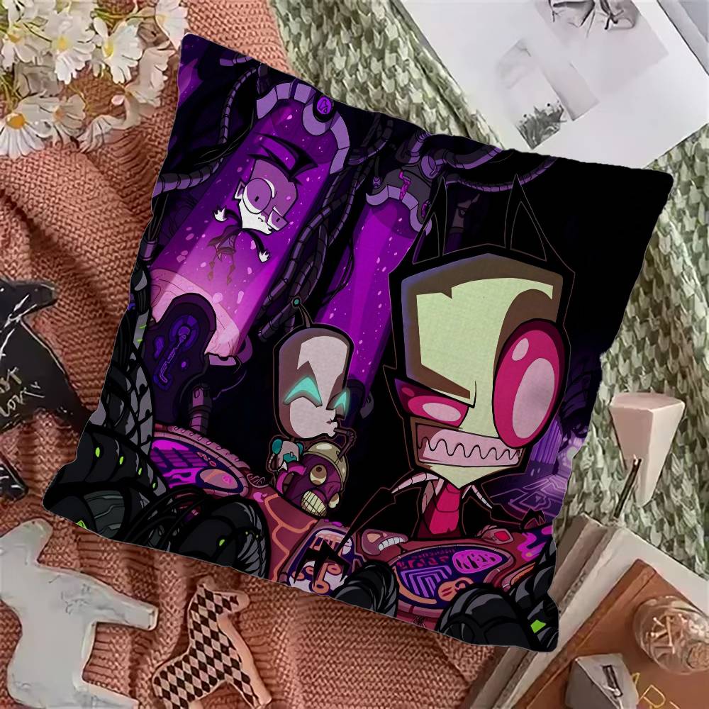 Мультяшный I-invader Zim Кленовый Дизайн Наволочка Счастливый Осенний Урожай Декор Праздничный Декор Наволочка