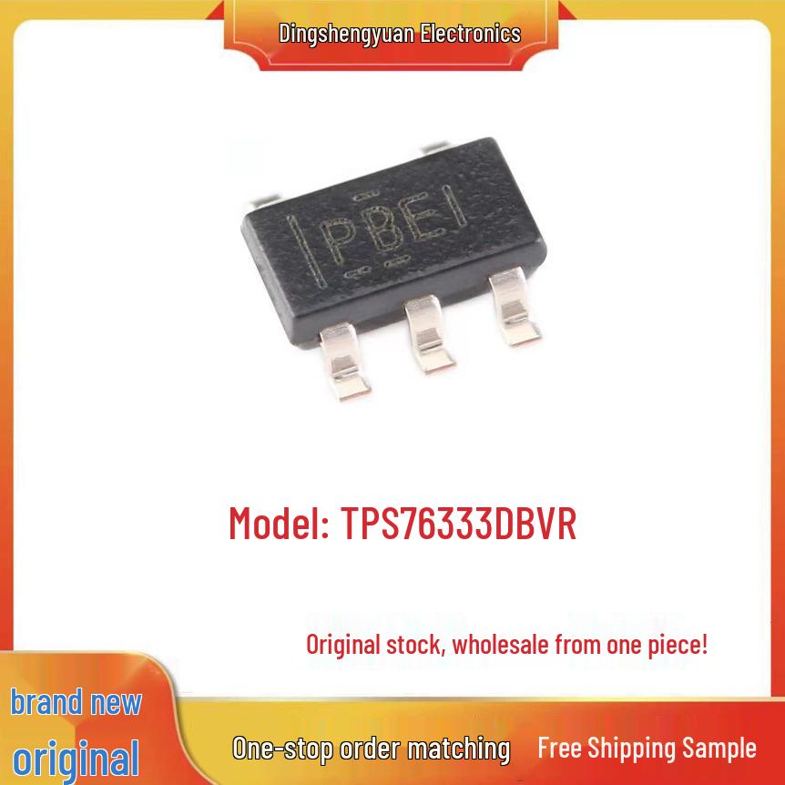 Новый Оригинальный Линейный Регулятор IC TPS76333DBVR SOT23-5 с Шелкографией PBEI, Готов к Прямой Фотосъемке