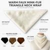 Long Wrap Faux Fur Scarf Soft Plush Neck Warmer New Plush Scarf  Women