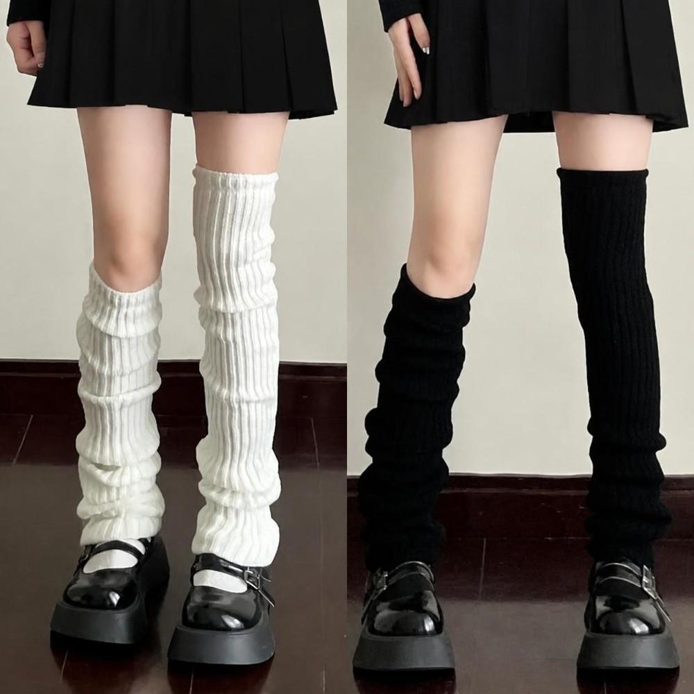 Heap Socks Lolita Leg Warmers 40/5070cm Length Crochet Socks Wool Leg Warmers Autumn Winter