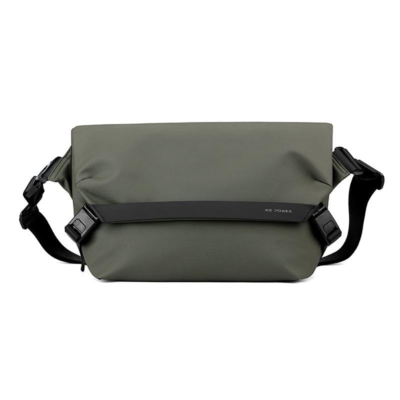 WEPOWER Универсальный мужской повседневный рюкзак через плечо - Модная маленькая квадратная нагрудная сумка