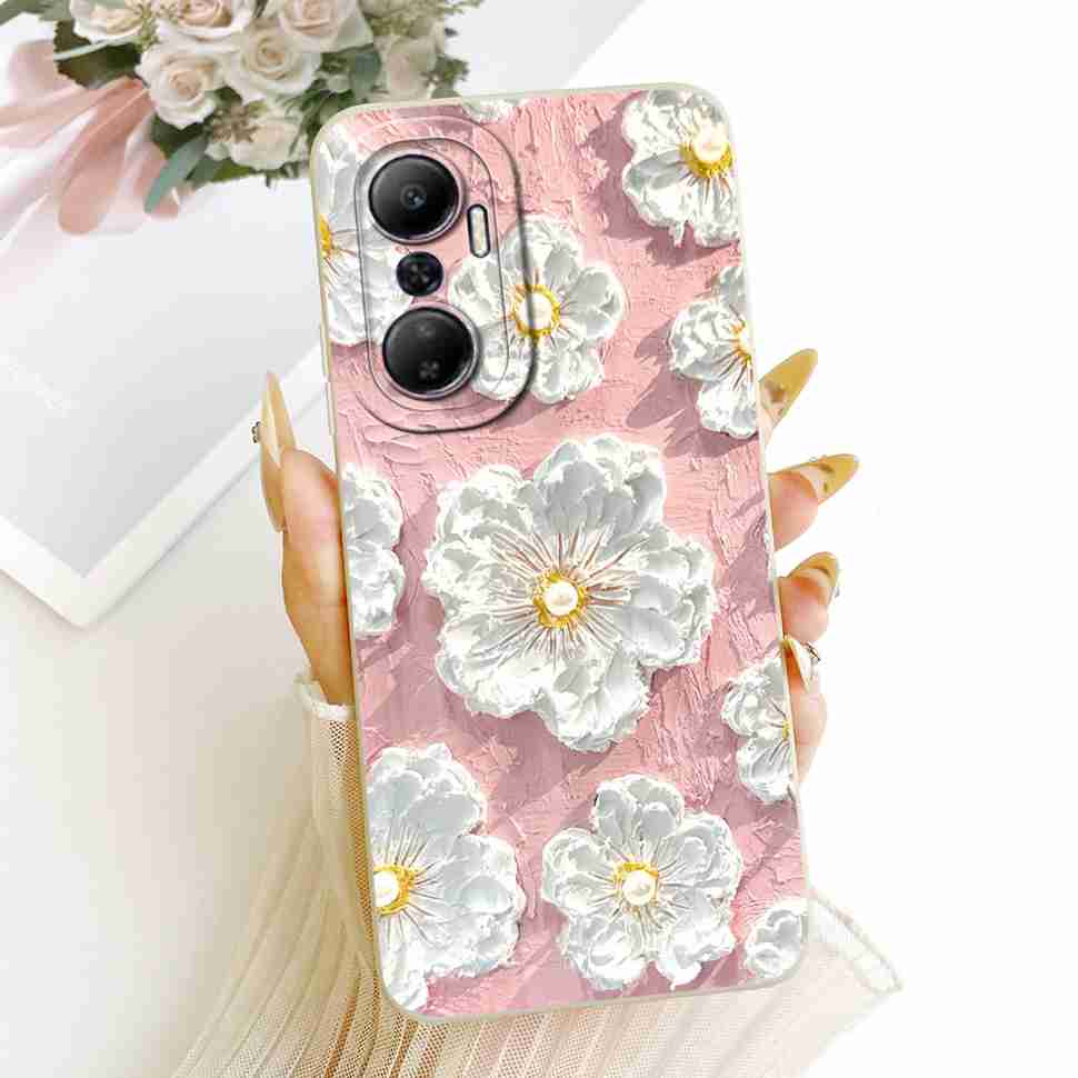 Чехол для Infinix Hot 20 4G X6826 X6826B X6826C 2022 Новый модный узор Мягкая силиконовая задняя крышка для Hot 20 Hot20 Корпус 6.82''