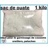 White Padding Wadding, 1 Kg Bag, Washable Up To 30°C -