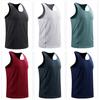 Male Running Vest Sleeveless Jacket Compression Shirt Quick Drying Sports Singlet Fitness Gym Training Tank Tops M L XL XXL 3XL 4XL