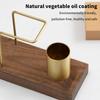Desktop Organizer Tableware Supplies Wood Tissue Paper Holder Napkin Holder Brass Tissue Box Storage Toothpick Box