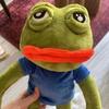 Sad Frog Plush Frog Soft Toddler Anime Stuffed Sad Frog Doll Soft Collectible Cartoon Doll Indoor Decoration For Kids Boy Girl