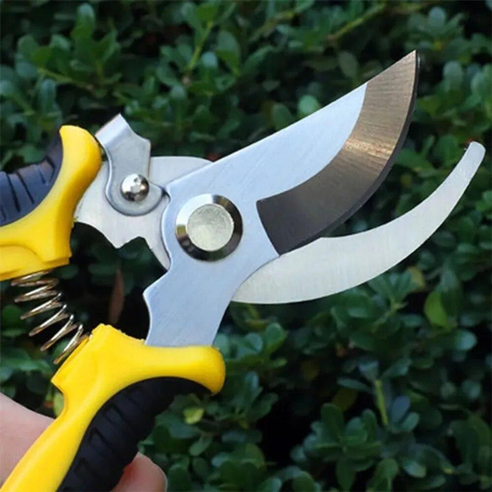 Pruner Garden Scissors Professional Sharp Bypass Pruning Shears Tree Trimmers Secateurs Hand Clippers for Garden Beak Scissors