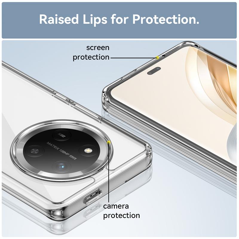 Чехол для Honor X9C Huawei Honor X9C X9B X9A X9 Capas, ударопрочный защитный бампер, прозрачный цвет, прозрачный для Fundas Honor X9C