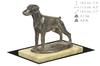 Dobermann, Doberman Pinscher, Dobie II - dog figurine, dog silhouette figurine, trophy for Art-Dog dog show exhibition