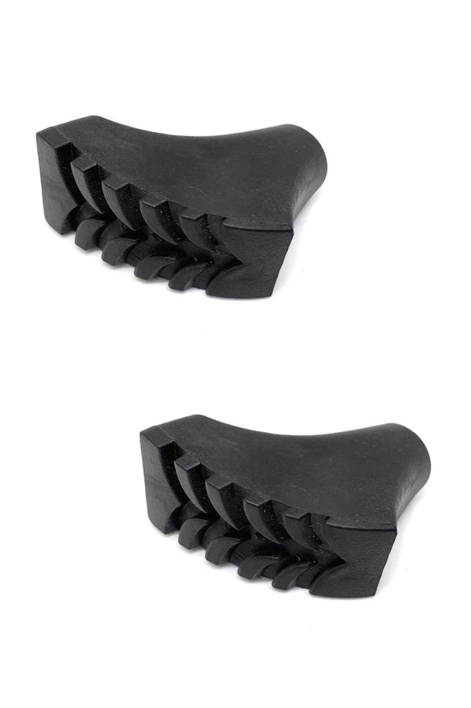 Wumio Nordic Pole Rubber Cap Set of 2 B Type Trekking Pole Cap Replacement Stick Tip Cover Climbing Nordic Walking Trekking