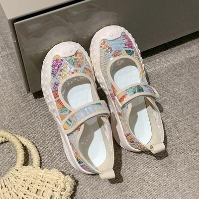 CRLAYDK Лоферы для женщин Удобные Слипоны Рабочие Принтованные Балетки Нарядные Повседневные Обувь для Ходьбы Легкие Кроссовки для Путешествий