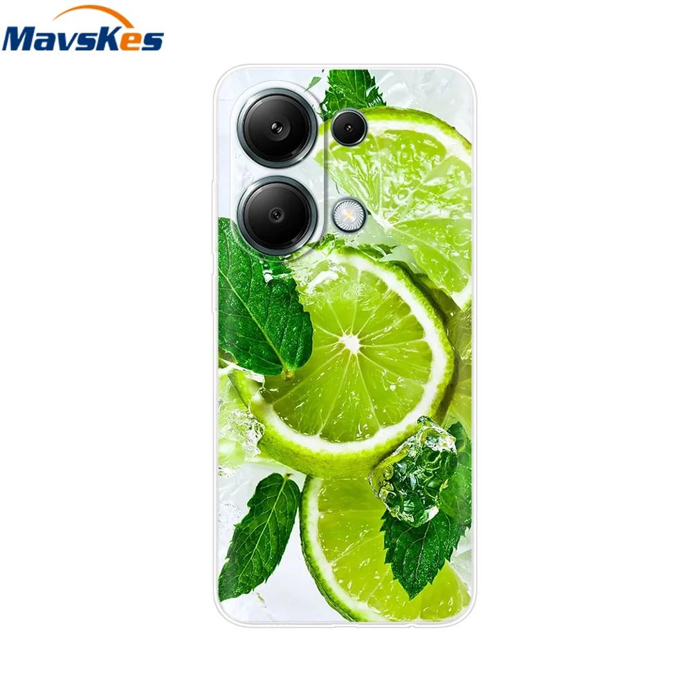 Soft Clear TPU Case For Xiaomi Redmi Note 13 4G Case Silicone Bumper Back Cover Fundas For Redmi Note 13 Pro 4G Phone Cases Etui