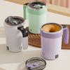 Automatic Stirring Cup 380ml Electric Magnetic Mixer Stainless Steel Coffee Mug LED